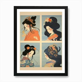 Ukiyo Beauty Japanese Style 7 Art Print