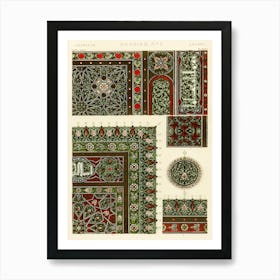 Vintage Pattern Illustration, Owen Jones                                                                                                  Art Print