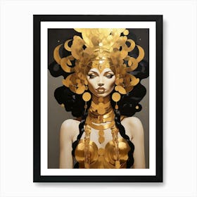 Gold Goddess Art Print 0 Poster