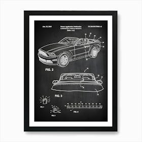 Mustang Patent Print Mustang Gift Car Decor Mustang Art Car Poster Mustang Sports Car Wall Art Mustang Blueprint Vc0601 Art Print