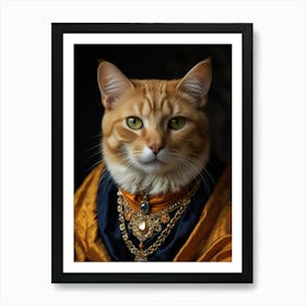 Portrait Of A Cat 5 Art Print