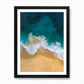 Aerial View Of The Beach 11 Art Print