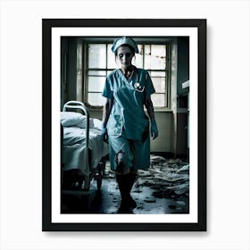 Can't Sleep?...Call The Night Nurse~Reimagined 13 Art Print