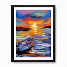 Boat View Art Print