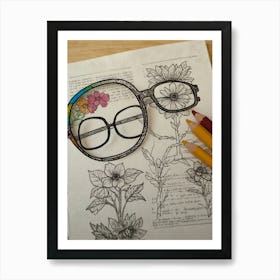 Eyeglasses 1 Art Print