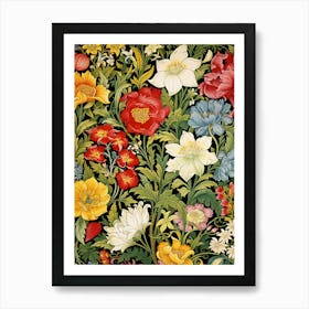 William Morris Flowers 2 Art Print