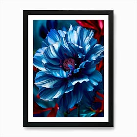 Blue Flower 2 Art Print