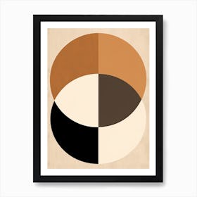 Bauhaus Utopia: Whirling Abstract Realms Art Print