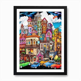 Cityscape 6 Art Print