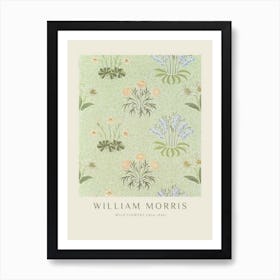 Wild Flowers , William Morris collection Art Print