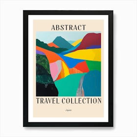 Abstract Travel Collection Poster Japan 5 Art Print