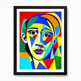 Woman'S Face 1 Art Print