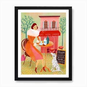 Bistro Anisette Art Print