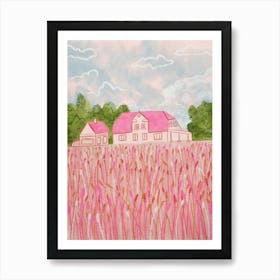 Denmark Suburban House Art Print