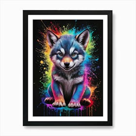 Fox Painting Art Print