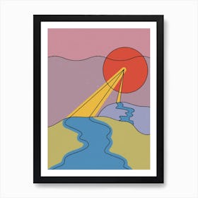 It Flows With Ease Art Print