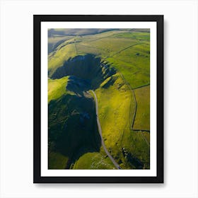 Aerial View Of The Dales 20 Art Print