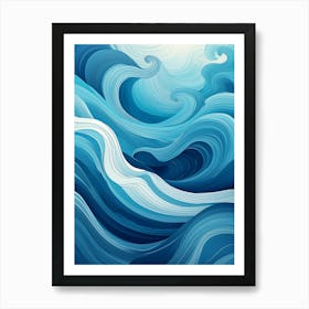 Ocean Waves Art Print