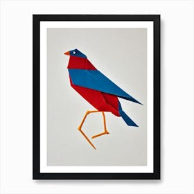 Partridge 2 Origami Bird Art Print