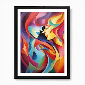 couple in love Art Print