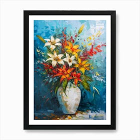 Flowers In A Vase 142 Art Print