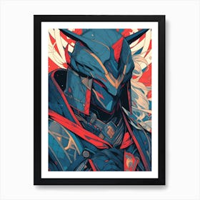 Samurai Warrior Anime Art Print