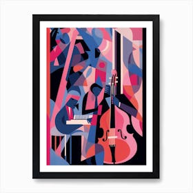 Pink Jazz Art Print