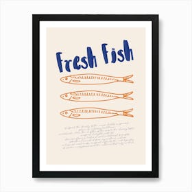 Fresh Fish Art Print