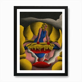 A Nightmare of Primary Colors Art Print