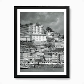 Porto, Ribeira Neighbour Portugal | Black and White Photography Art Print
