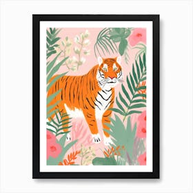 Tiger In The Jungle 14 Art Print