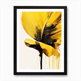 Yellow Leaf Art Print