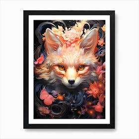 Fox Art Art Print