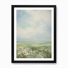 Spring Farmhouse Painting Art Print