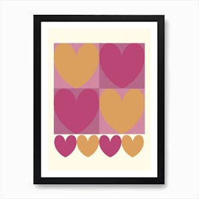 I Have Got A Square Heart Art Print