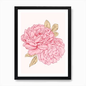 Peonies Art Print