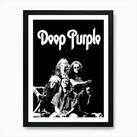 deep purple hard rock band music 4 Art Print