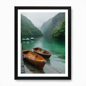 Plitvo Lake Art Print