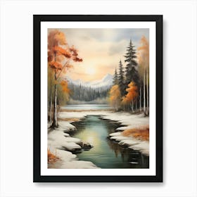 Winter Landscape 23 Art Print