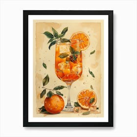 Aperol Spritz Art Print 408 Art Print