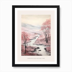 Dreamy Winter National Park Poster  Yorkshire Dales National Park England 4 Art Print