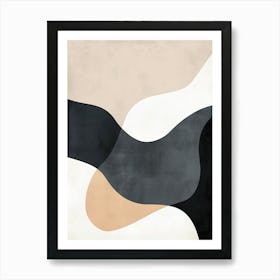 Dunes Of Stillness Minimalist Style Art Print