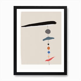 Zen balancing of shapes Art Print