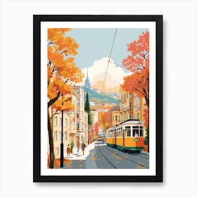 Bern In Autumn Fall Travel Art 2 Art Print