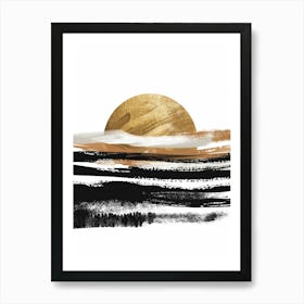 Sunset On The Beach 9 Art Print