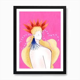 Carnaval Queen Art Print