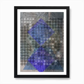 Who knew, Blue Art Print