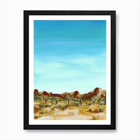 Joshua Tree California Landscape Art Print