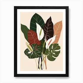 Tropical Leaves 161 Art Print