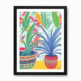 Aloe Vera Eclectic Boho Art Print